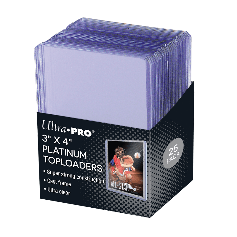 3" x 4" Ultra Clear Platinum TOPLOADER® (25ct)