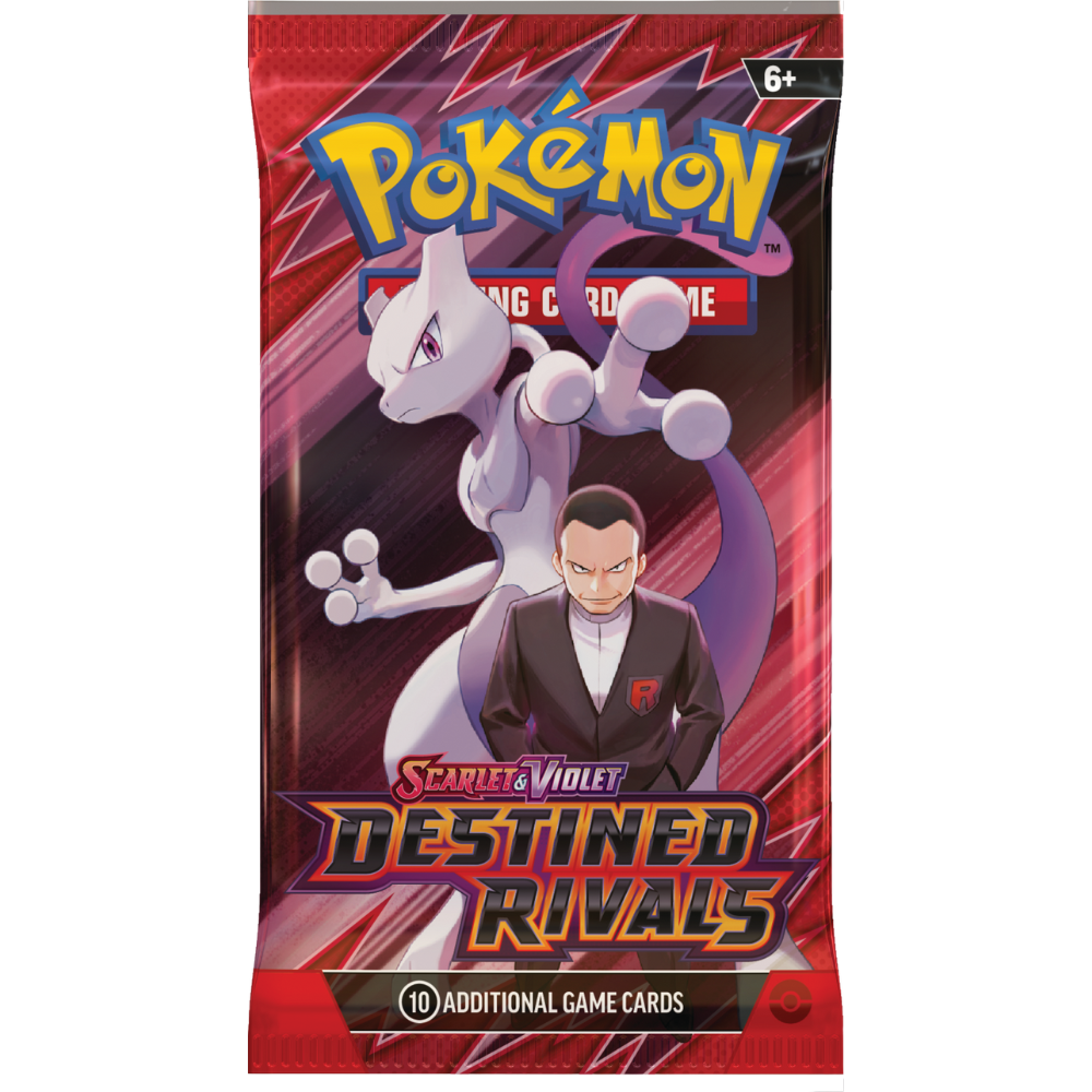 Pokemon Scarlet & Violet Destined Rivals: Booster Pack (10 Cards)