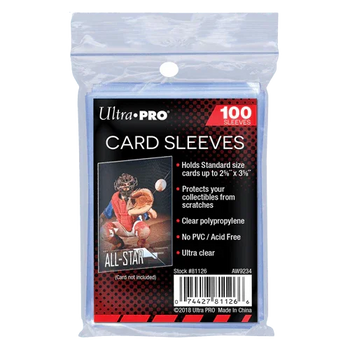 Ultra Pro - Standard Soft Sleeves 100pk