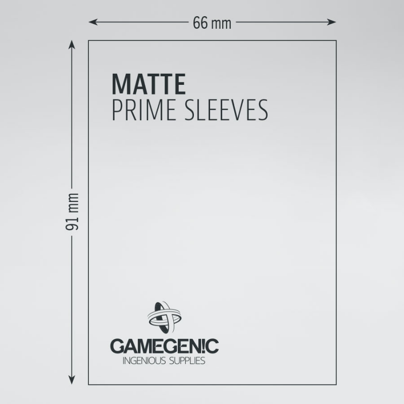 Gamegenic - Matte Prime Sleeves (100) - Green