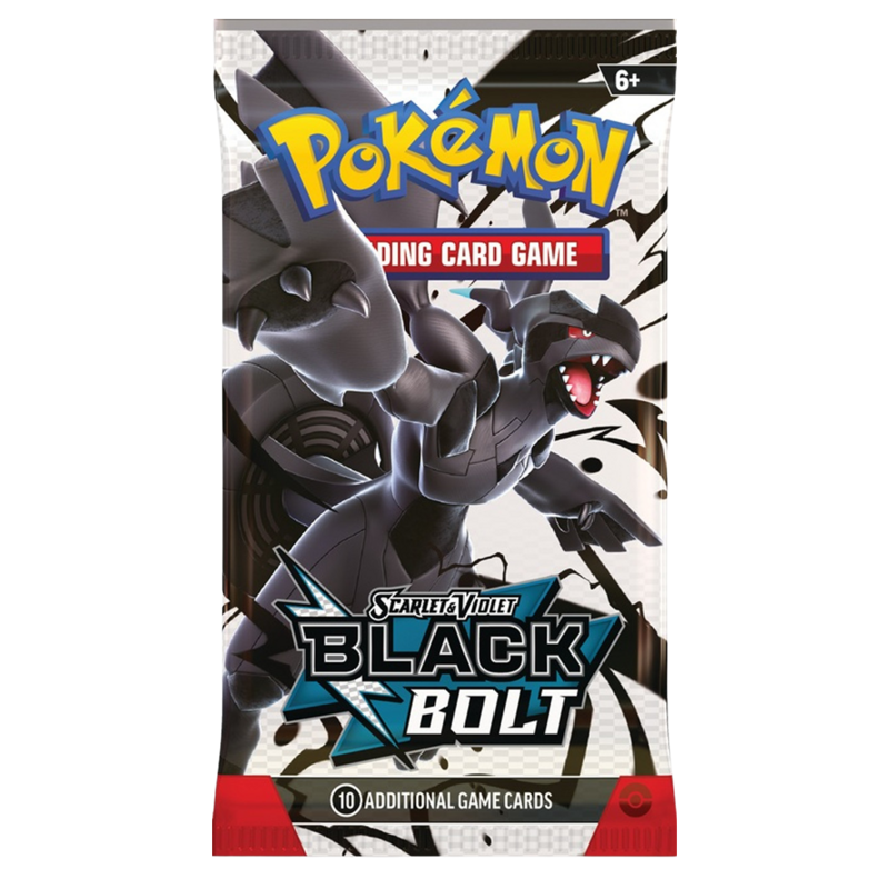 Pokemon Scarlet & Violet Black Bolt: Booster Pack (10 Cards)