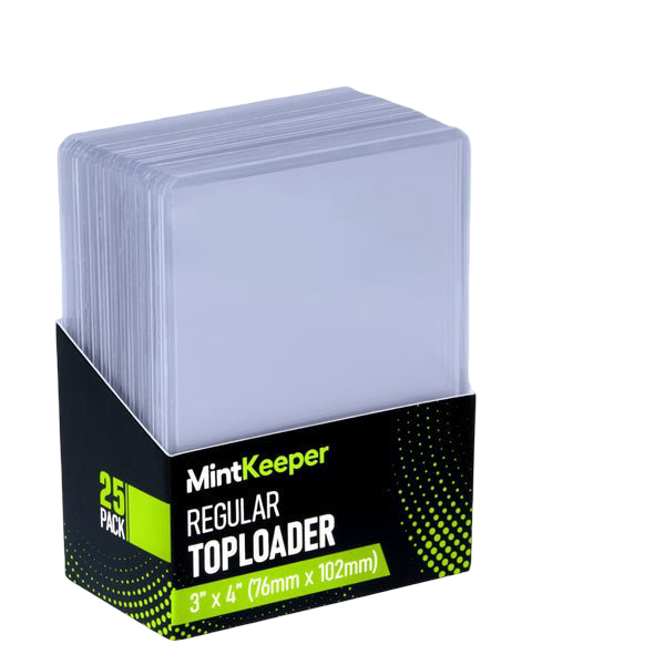 MintKeeper - 3"x4" Regular Toploaders (25 Pack)