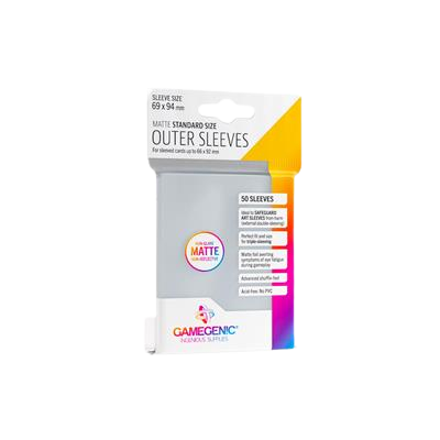 Gamegenic Outer Sleeves Matte - Standard Size x50